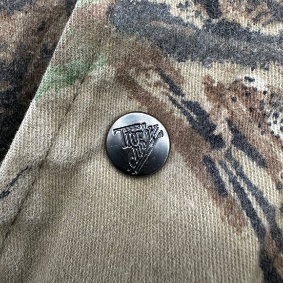 Vintage Hunting Camo Jacket Coat Medium Korea Blue Bill Red Head Camouflage 90s - Picture 7 of 10